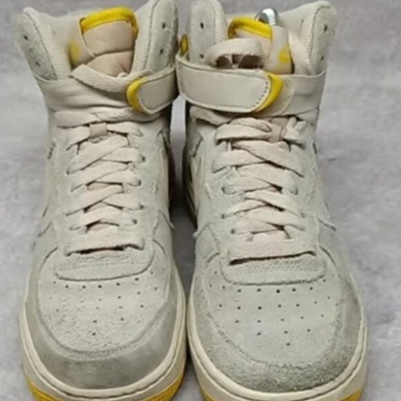 Nike Air Force 1 High Desert Sand Varsity Maize 6.5 Y - Picture 5 of 7